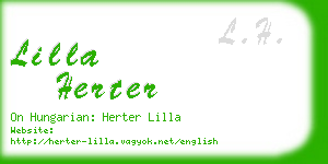 lilla herter business card